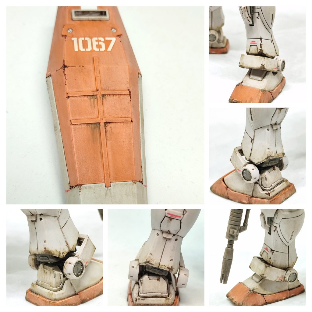 初めてのウェザリングペイント。結構楽しいかも…😁