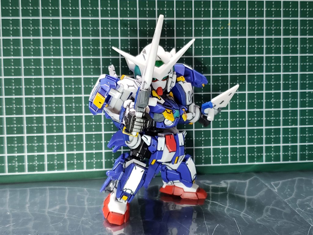 GNロングブレイド・GNショートブレイド武装展開は、以上に成ります。GNソードⅡロング・ショートの装備は今の所、考えておりません😅