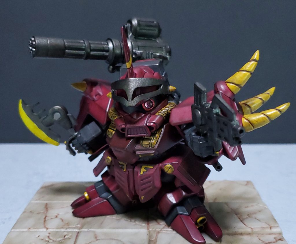 BB戦士No.263 ザッパーザク(重武装型)–2枚目/制作者:ゼンダイ