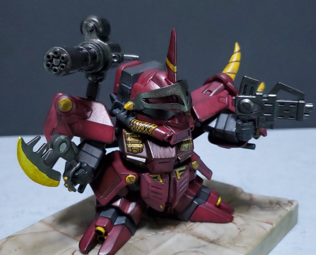 BB戦士No.263 ザッパーザク(重武装型)–4枚目/制作者:ゼンダイ