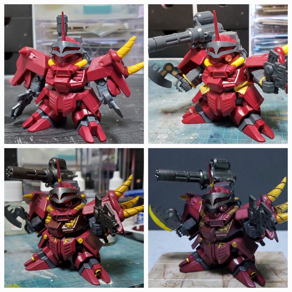 製作過程。カッコ良く仕上がって満足です。最後までご覧いただきありがとうございました!