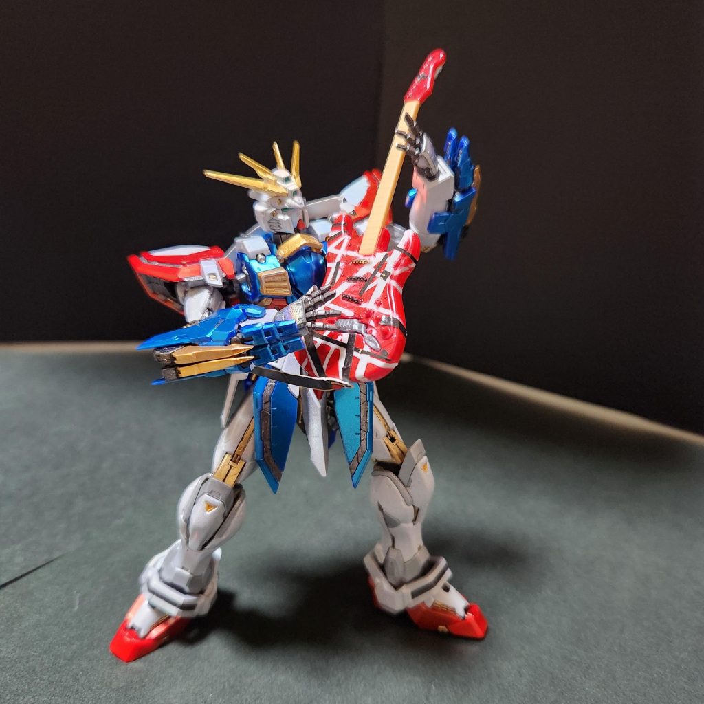 またもや過去作品から。ギターゴッドということで、ゴッドガンダムです。