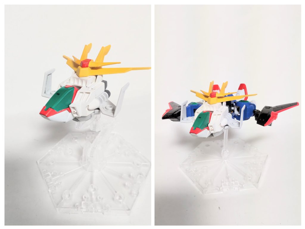 左:コアファイター右:コアウェイブライダー