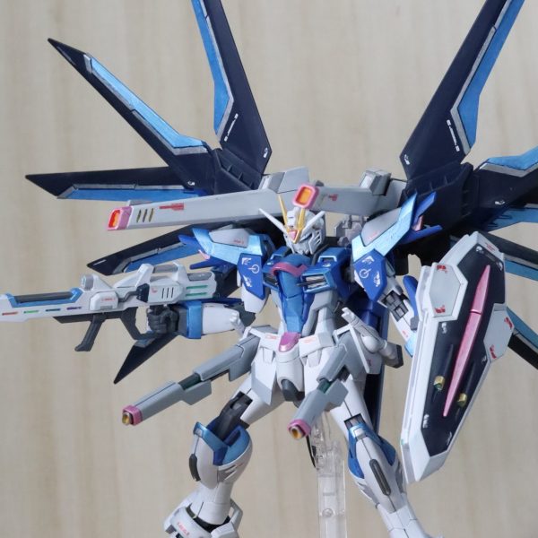HG ライジングフリーダムガンダム パールブルー