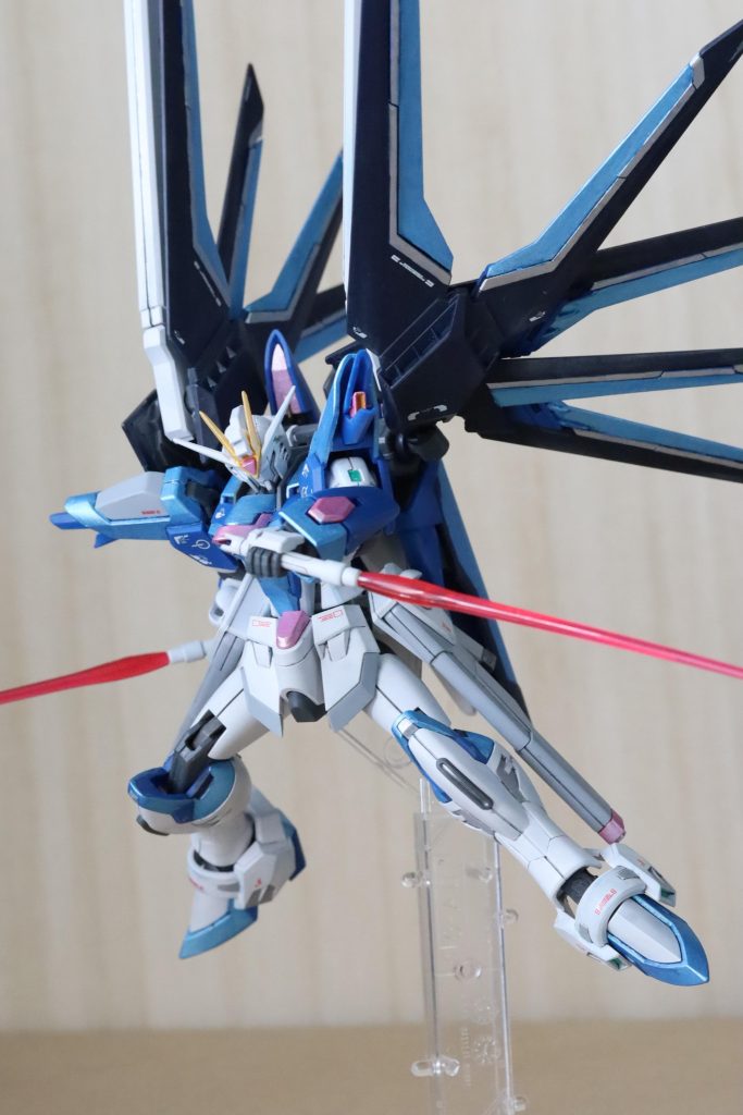 HG ライジングフリーダムガンダム パールブルー–3枚目/制作者：Miiya