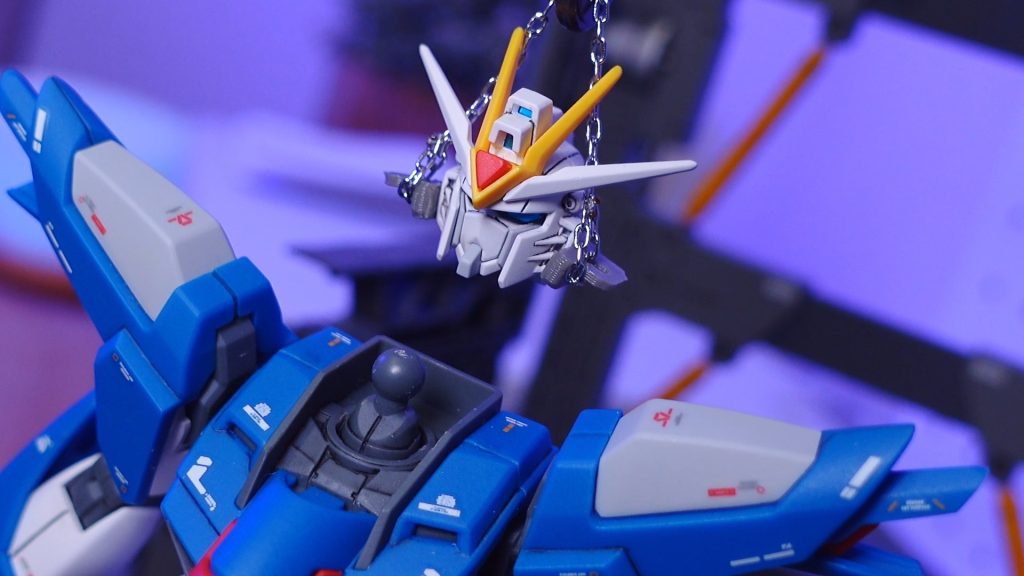HGライジングフリーダムガンダムを動くジオラマでクレーン組立て–3枚目/制作者：and CRAFT 3D