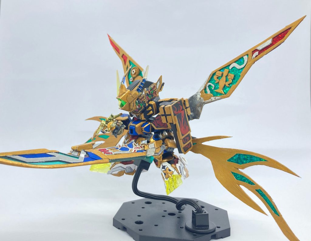 彼が作った輝羅鋼大刀は後の未来に引き継がれる力となる(過去作信長エピオンより) 