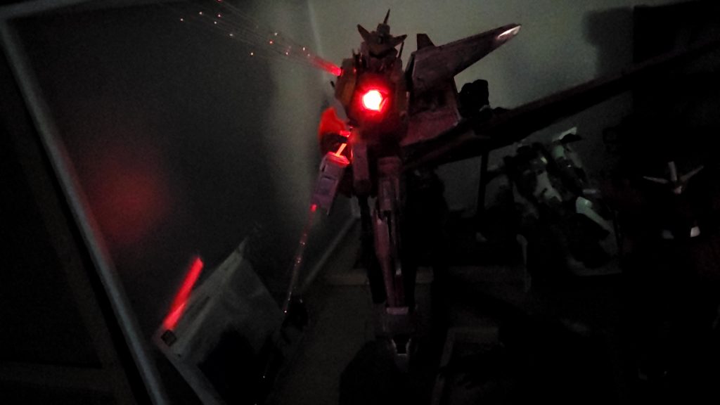 少し明るくしたけど・・・光量が思ったより弱くて塗装した意味が