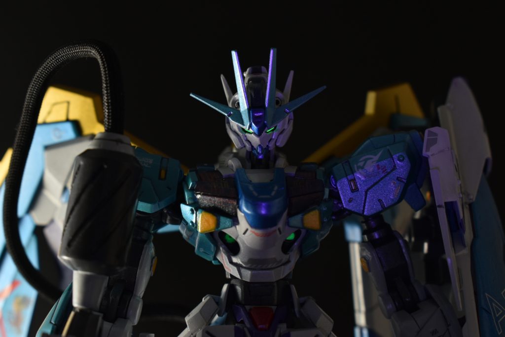 顔の口の「へ」みたいなのは埋めて、初期のエアリアルっぽい顔にしてみました。ソフィも顔怖くなったって言ってましたし。