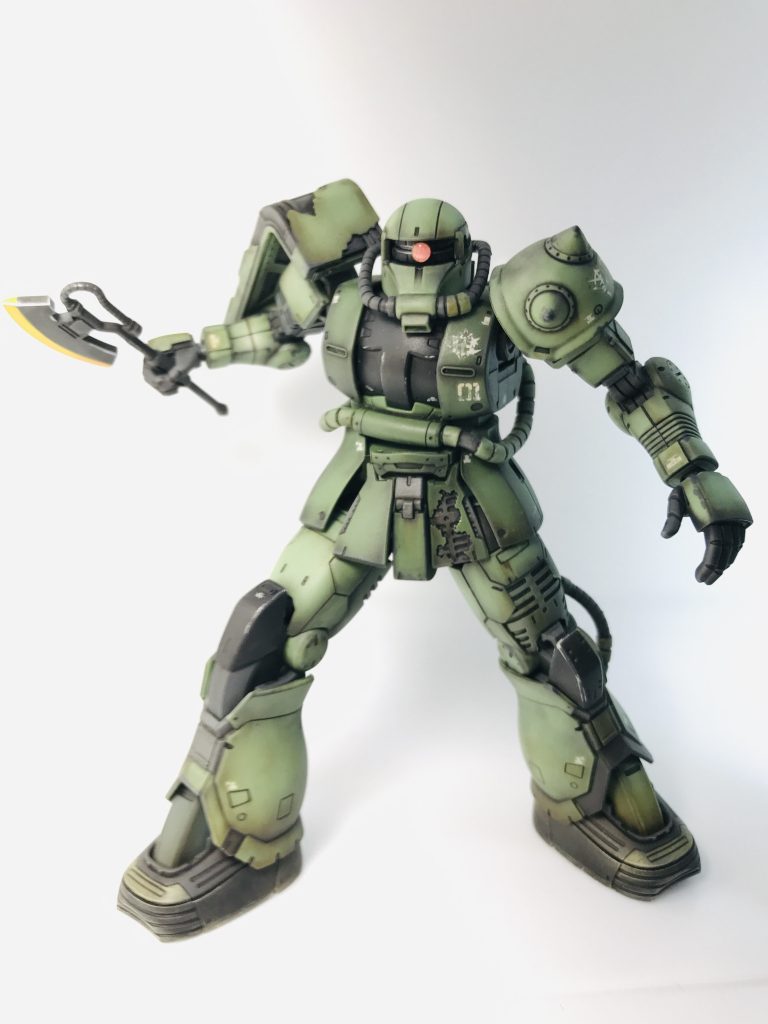 ドアン専用ザク（成形色仕上げ）–3枚目/制作者：モリノークマサーン