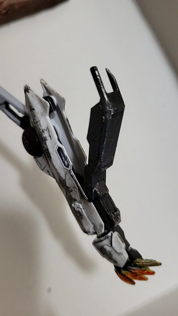 チタンシルバーでチッピング