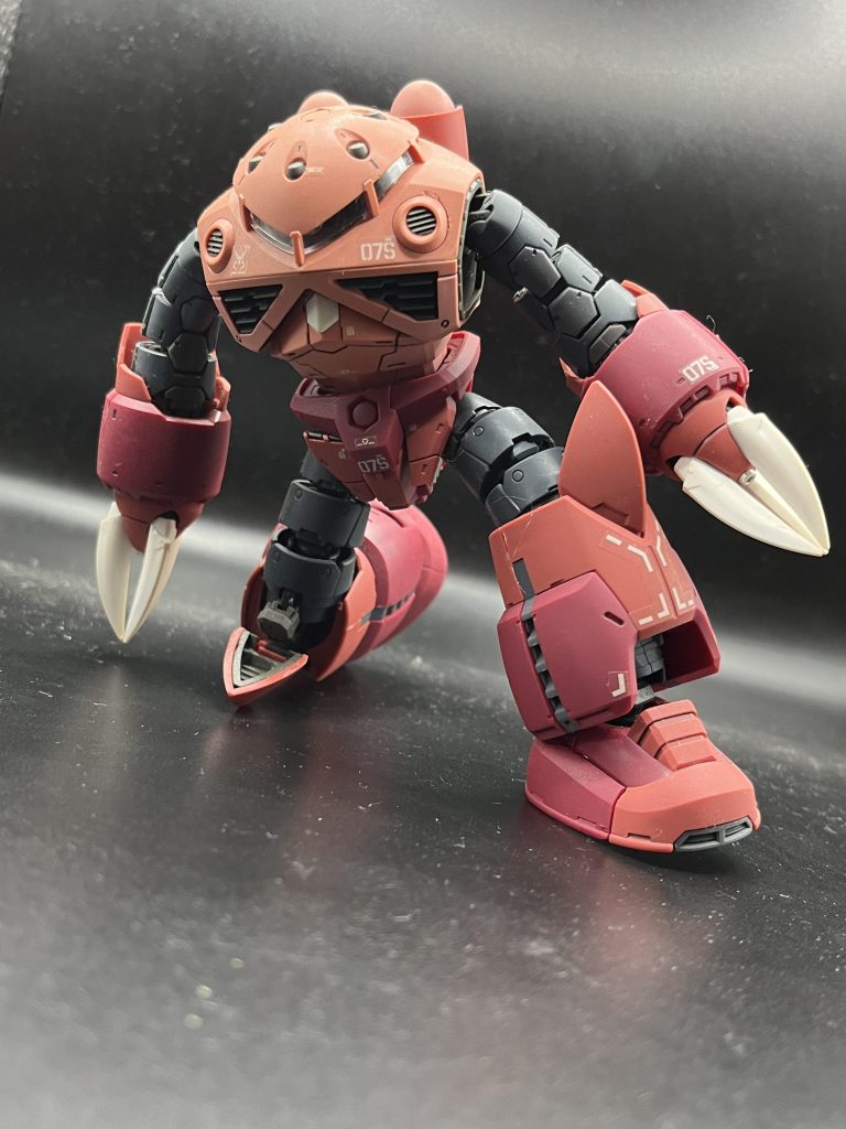 昔作ったシャア専用ズゴックを。