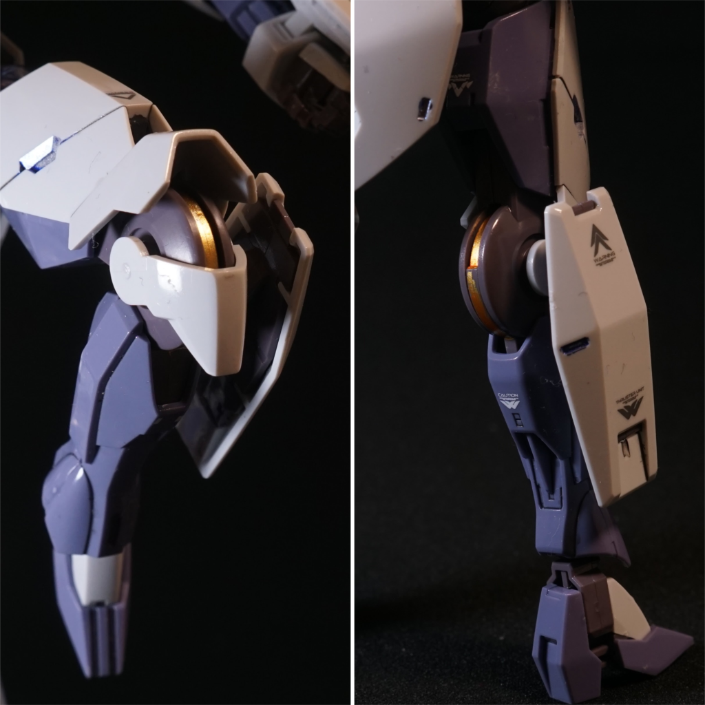 関節部をゴールドで塗装するのがお気に入りです