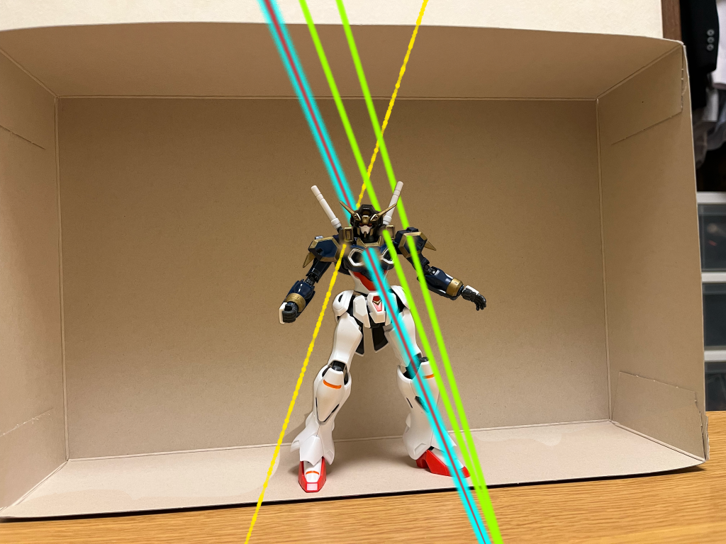 透過能力あらゆる物体をすり抜ける特殊能力であり、攻撃も透過するので、本機のみほぼ一方的に攻撃可能(実弾・ビームを問わずに回避可能)。しかも、そのまま透明化と言うよりも、完全消失し、敵味方の背後で実体化する芸当も可能なので、実質瞬間移動のように活用できる。一応、攻撃時は実体があるので、カウンターを狙われたり、背後や他の対象を狙って本機に庇わせたりと、パイロットの視界に入らない攻撃は当たってしまうなど、弱点自体は存在する。