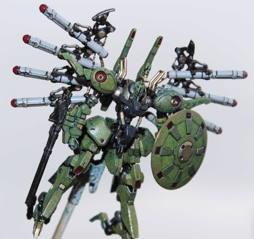 無い方が好みですがミサイルもアクセントカラーで装備。ご覧いただきありがとうございました!