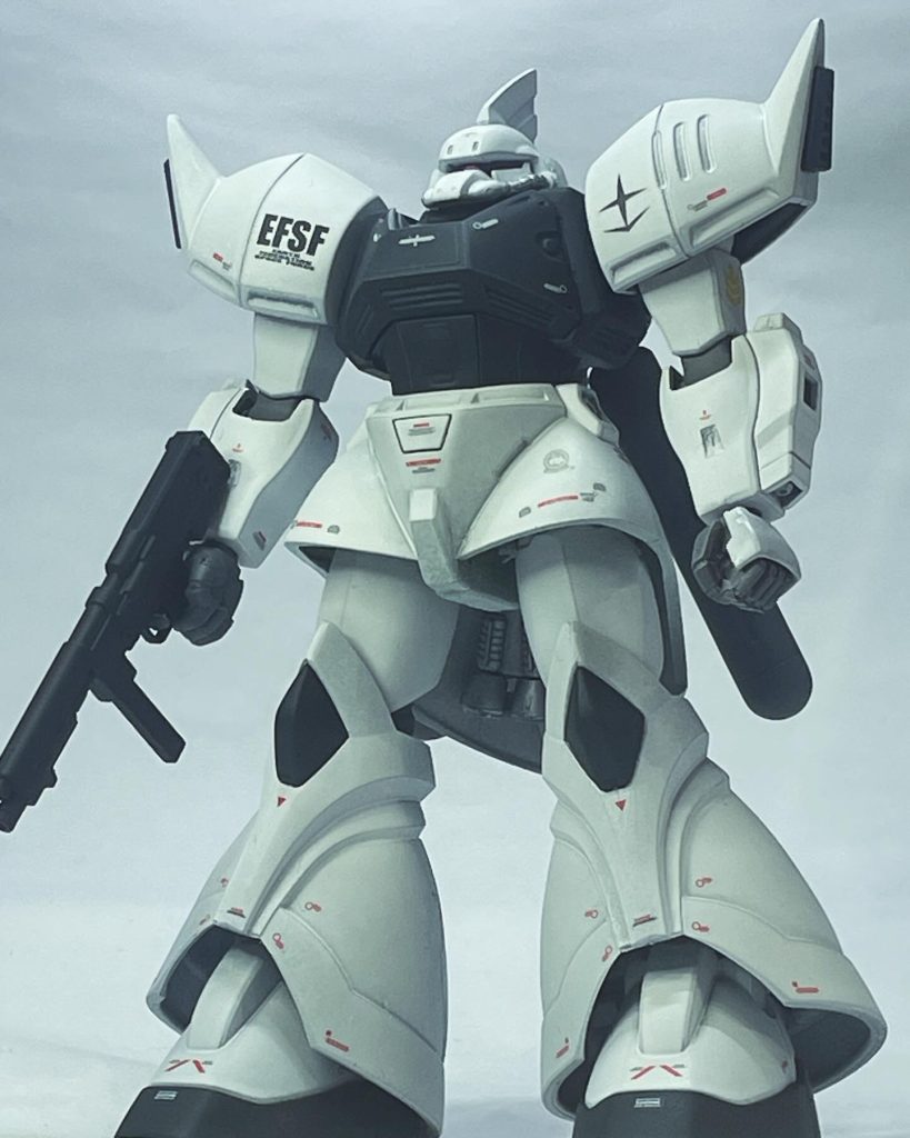HG ゲルググマリーネを連邦軍カラーに全塗装しました。久しぶりの劇中登場モビルスーツカラーです。