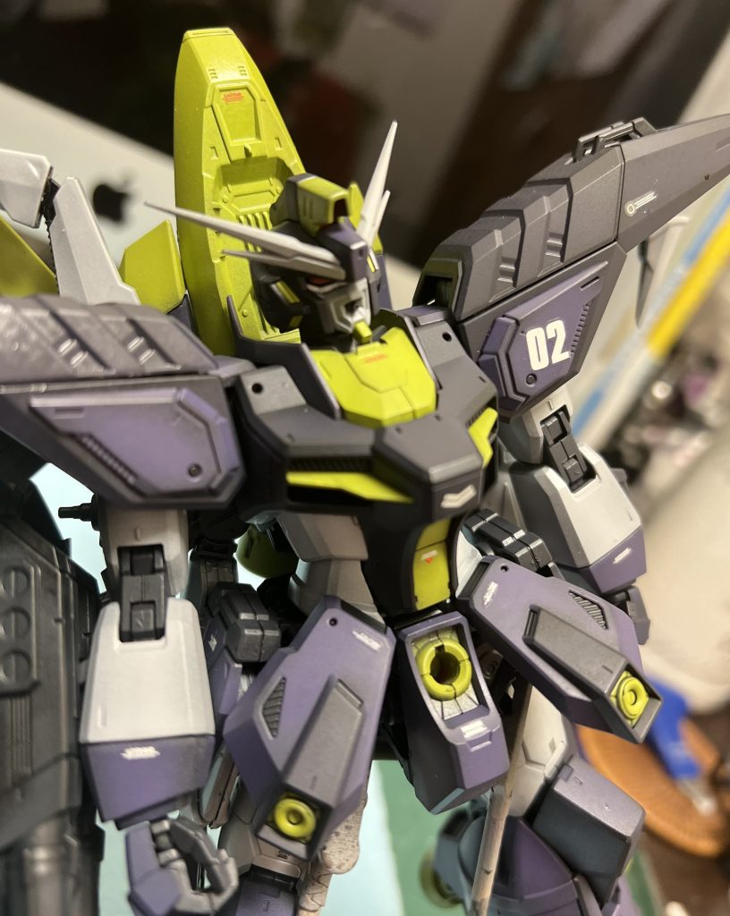 途中までウェザリングは施さずに綺麗仕上げにするつもりでした。これはその途中段階のカット。
