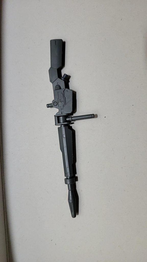 デミトレーナーチュチュ専用機のライフルの後ろの持ち手?周りをカットして短くしました