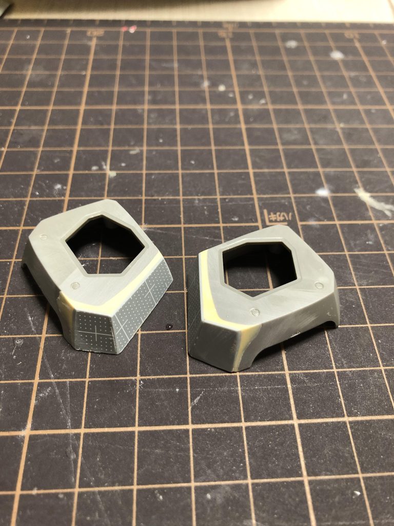 胸部のボリュームアップ。この年になってパテの使い方が上達してきた感じがあります。。