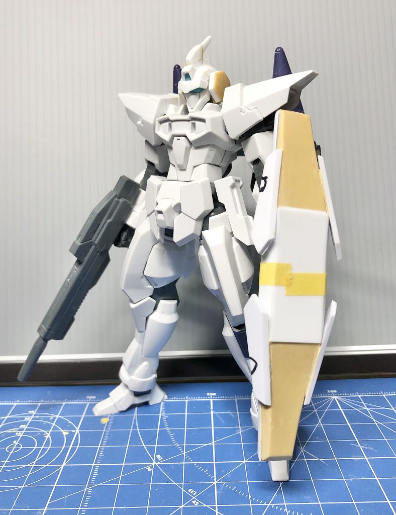 塗装前です。ここまでやって4年近く放置していたようで、カメラロールから引っ張り出すのに結構時間を食いました。