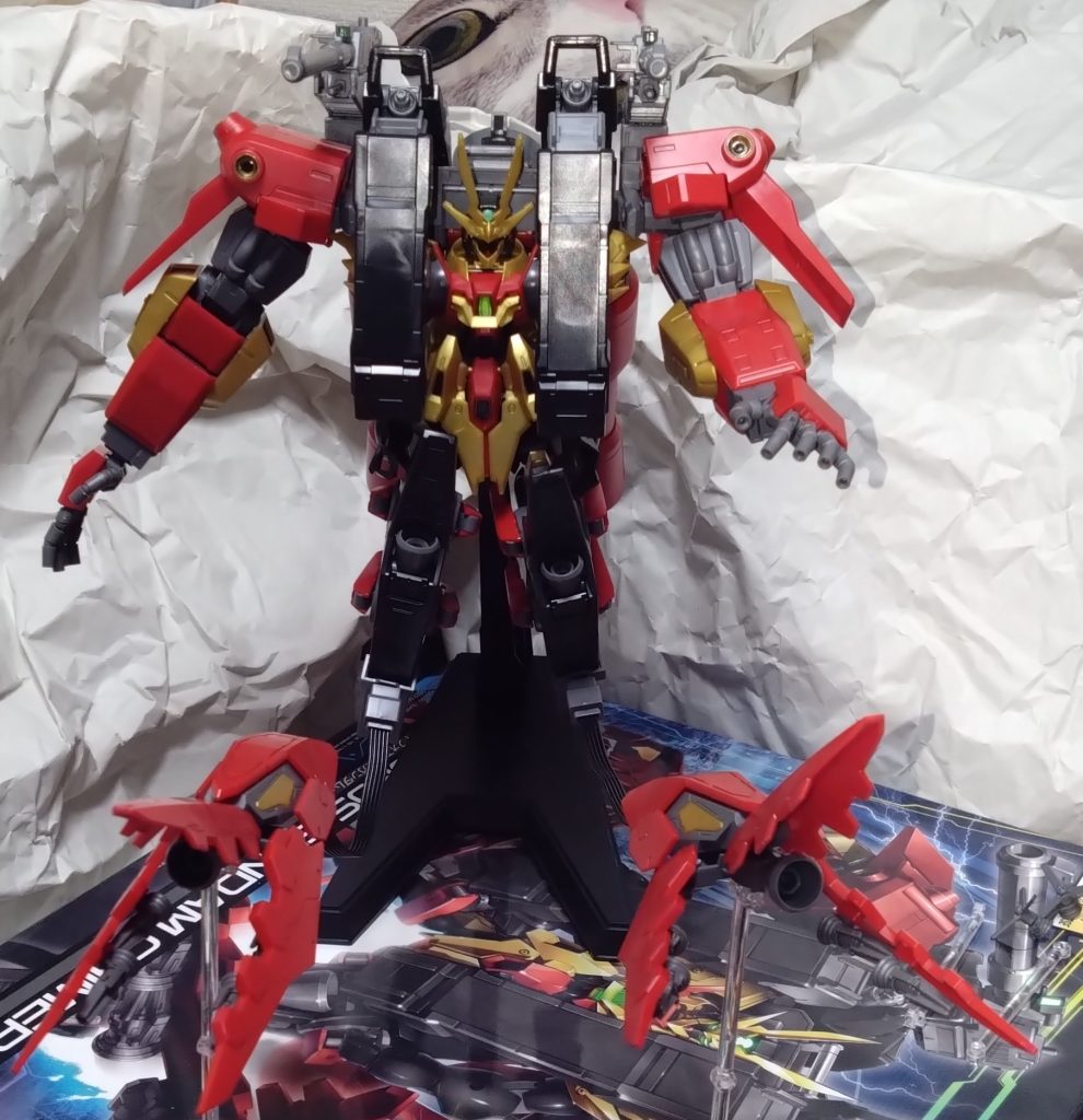 ドラゴンヘッドクタン双竜型のアームユニットに装備された兵装で、合体時には爪先辺りに場所が移る。サイコアームユニットⅡと同様先端のユニットが有線で射出する機能が備わっておりこちらも攻撃範囲が非常に広い。また、ティフォエウスガンダムの大型シールドとして用いられることがある。