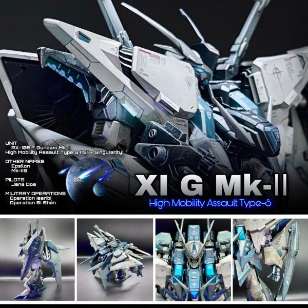 クスィーガンダム “マーク Ⅱ” ／ RX-105 Ξ Gundam Mk-Ⅱ / High Mobility Assault Type S. （HGUC 144/1 238 クスィーガンダム）