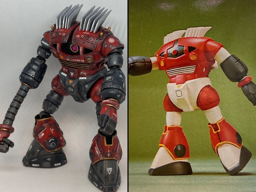 ゾゴック部員(補欠)。左は現在。右は入部当時。皆んな成長しました(笑)!他の部員も呼んでこないとなぁ…。