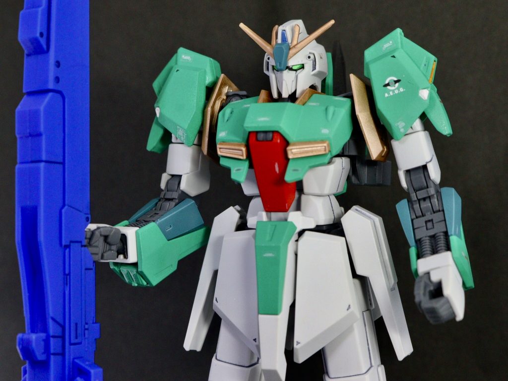 塗装作品 No.21　Zガンダム（エマ・シーン機）ハイパーメガランチャー　HGUC 1/144ゼータガンダム『機動戦士Zガンダム』–2枚目/制作者：茶雪bravely