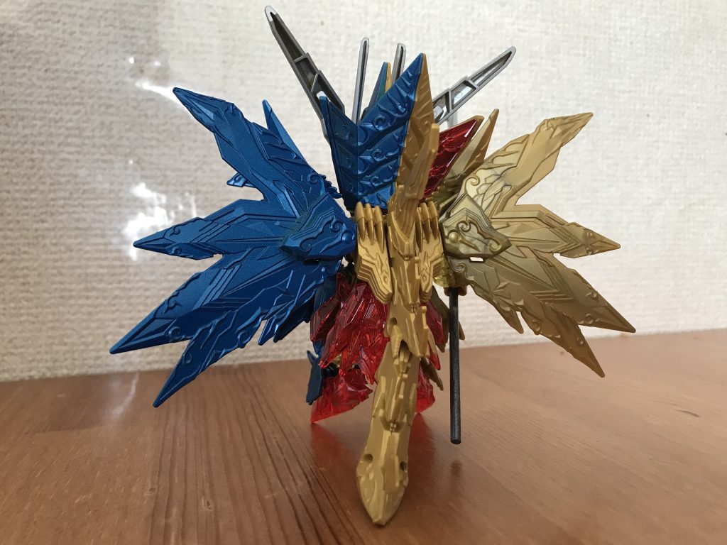 バックショット尻尾は金色がいいと言うのでそのままです。