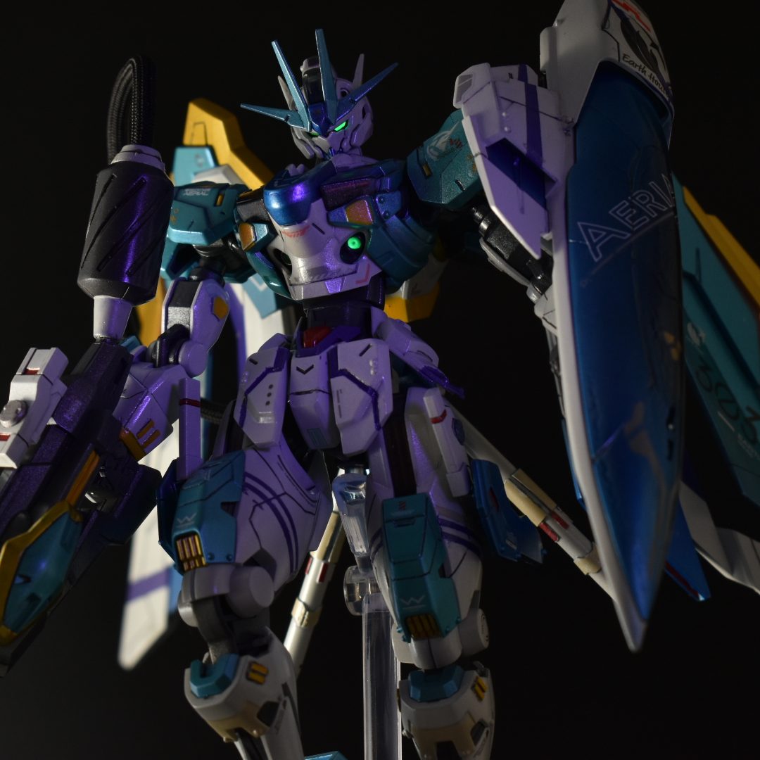 初！ミキシング挑戦作】HG ガンダムエアリアル改修型-ARATAME