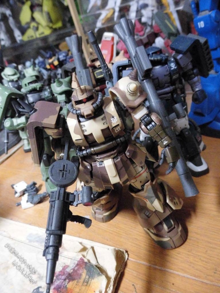 黒い三連星と。