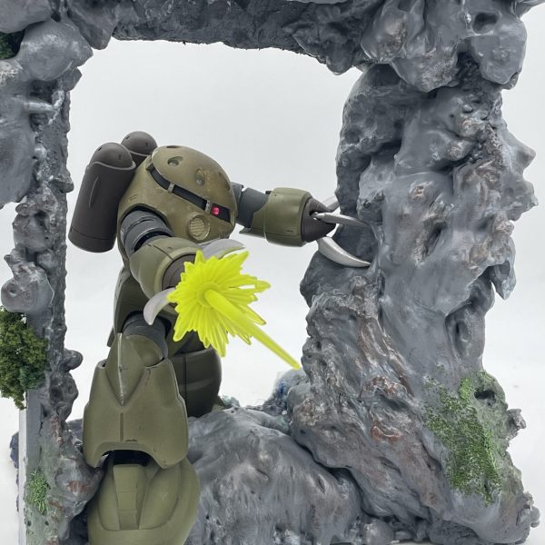 HGズゴックジオラマ風