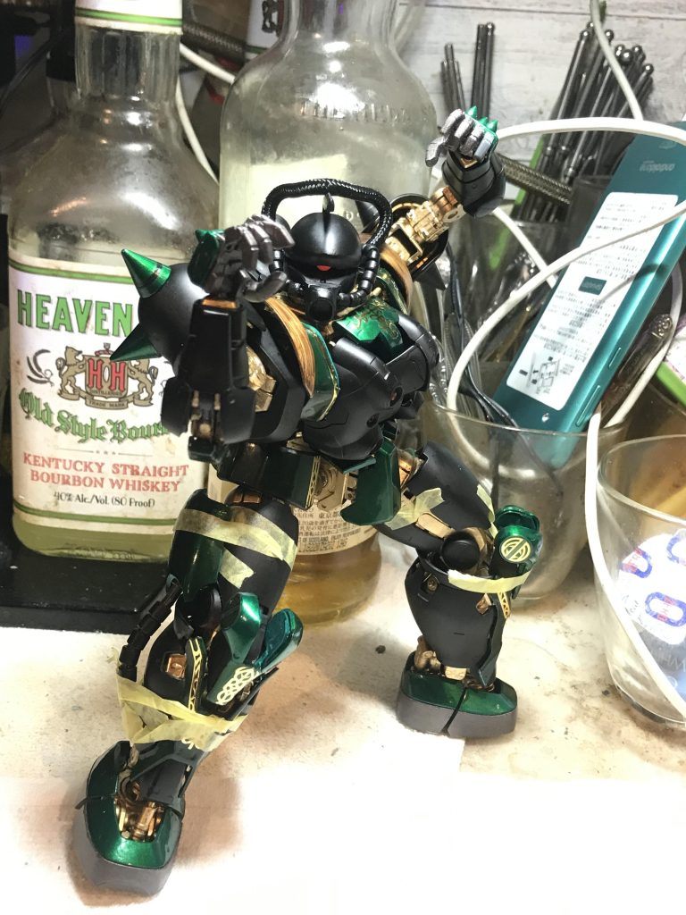 ここからイメージが固まらず4ヶ月位塗装出来ずにいました。