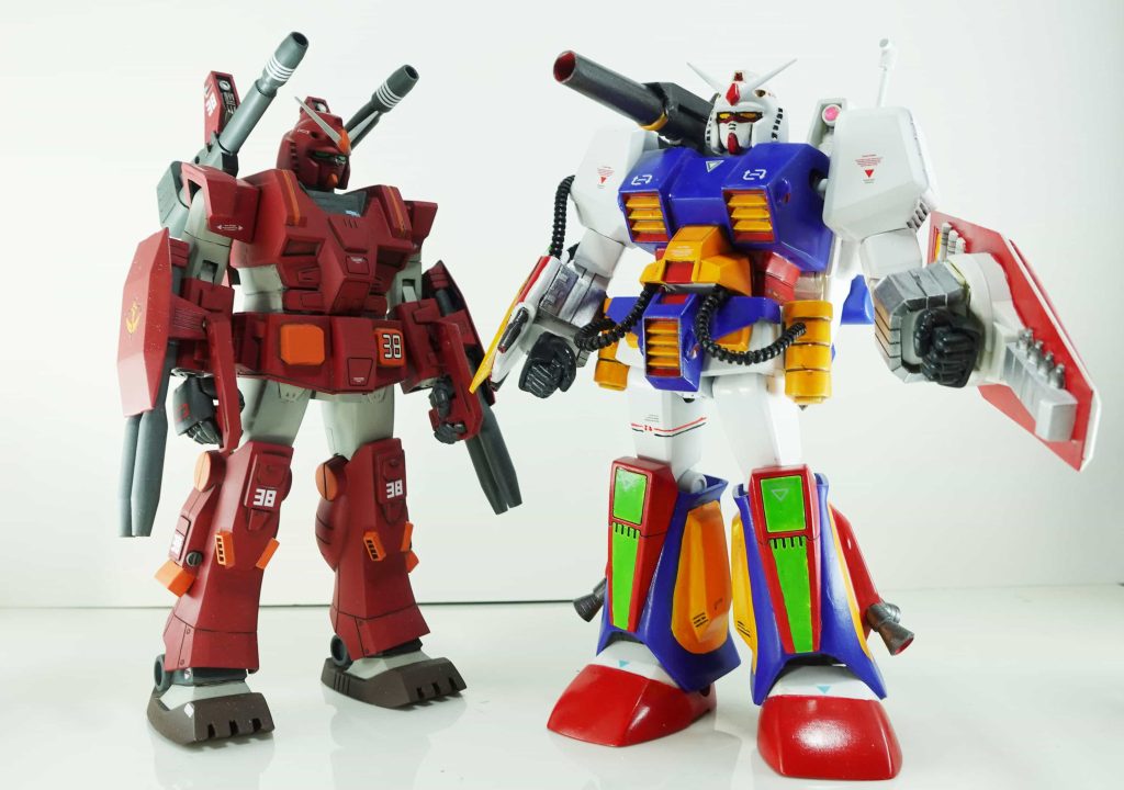 同時に作ったFAガンダムと