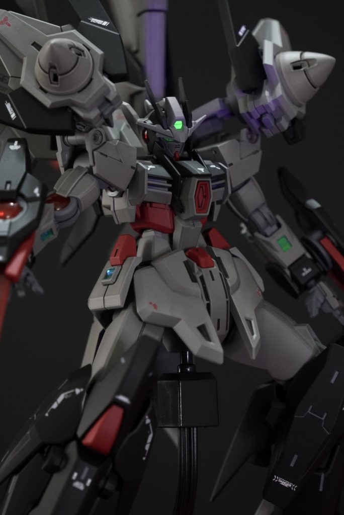 とりあえず購入してこのキットですが、パチ組するととてもパーツ分割が細かくてカッコいいキットでした!ミキシングのパーツ取り要因にしようと思ってたのですが、気に入ってしまいあいまで制作を進めてきました!