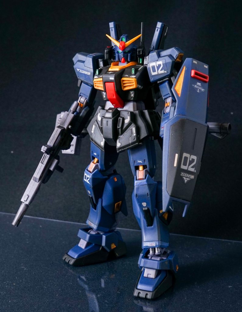 HGUC 1/144 ガンダムMk-II（ティターンズ仕様）–2枚目/制作者：しるばにあ