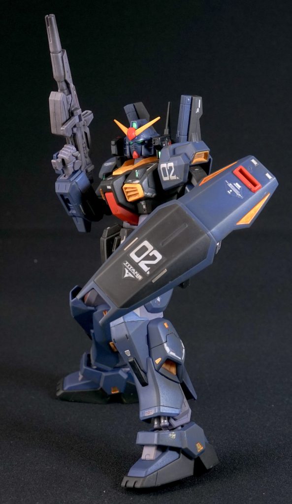 HGUC 1/144 ガンダムMk-II（ティターンズ仕様）–5枚目/制作者：しるばにあ