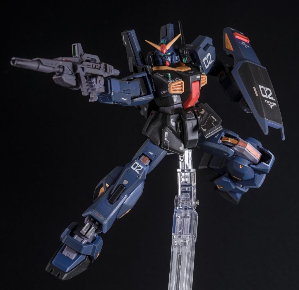 HGUC 1/144 ガンダムMk-II（ティターンズ仕様）–3枚目/制作者：しるばにあ