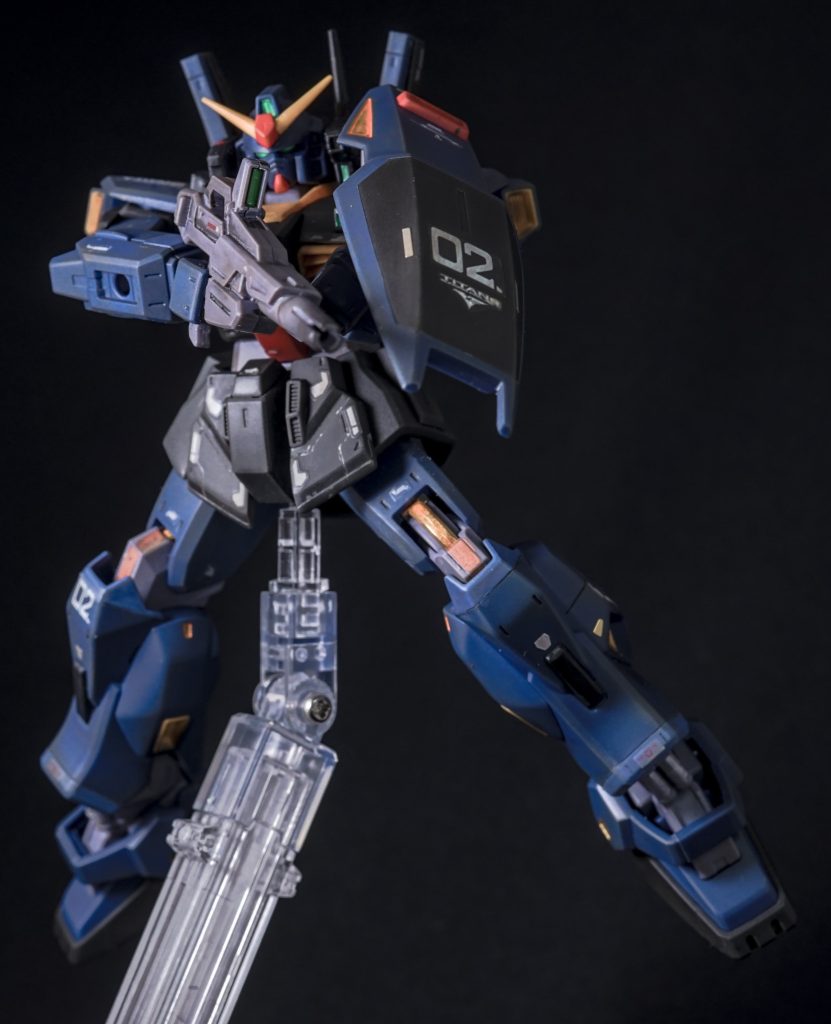 HGUC 1/144 ガンダムMk-II（ティターンズ仕様）–4枚目/制作者：しるばにあ
