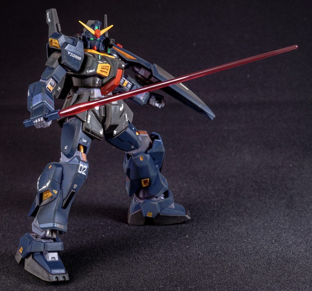 HGUC 1/144 ガンダムMk-II（ティターンズ仕様）–2枚目/制作者：しるばにあ