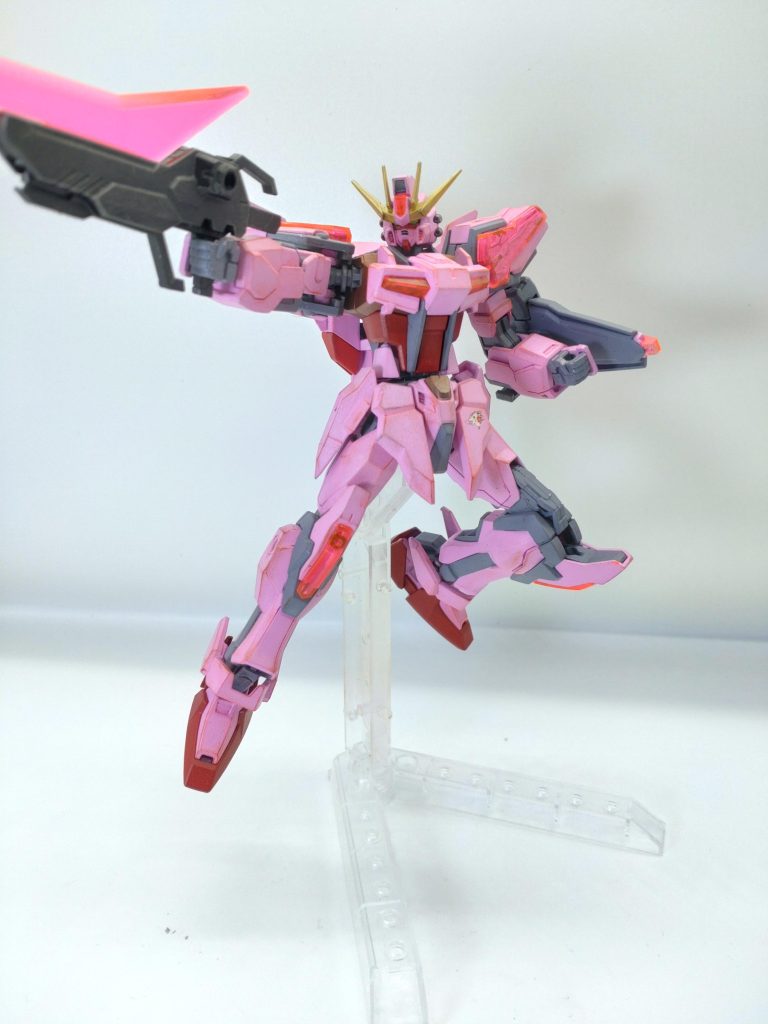 SEED撃ちのポージングです。