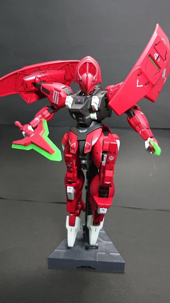 1/144キットながら汎用デカールの効果で情報量が多くて気に入りました。残念ながら水星御三家のアップグレードキット、ルブリス量産型はアクセスすらできず・・・ゆっくり再販を待ちたいと思います。最後までお読みいただきありがとうございました。