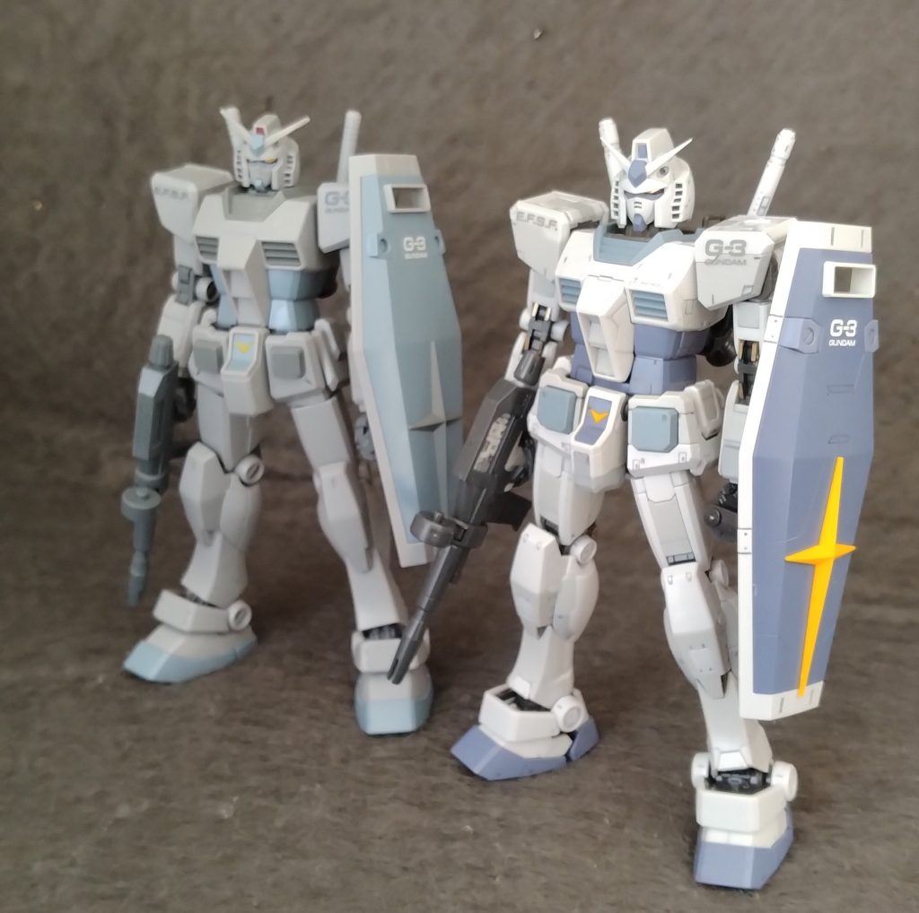 HGUC G-3ガンダム(REVIVE)と比較