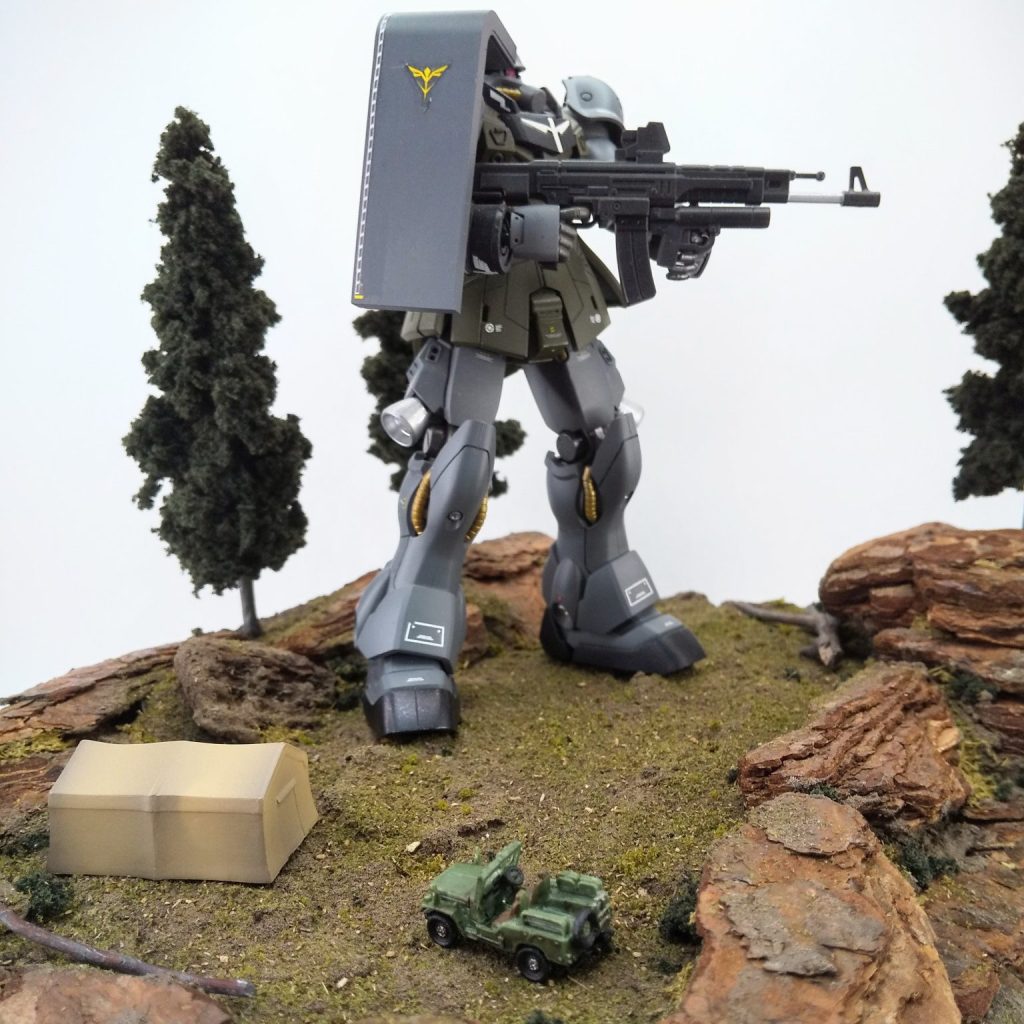 崖上ジオラマ｜RotStaffelさんのガンプラ作品｜GUNSTA（ガンスタ）