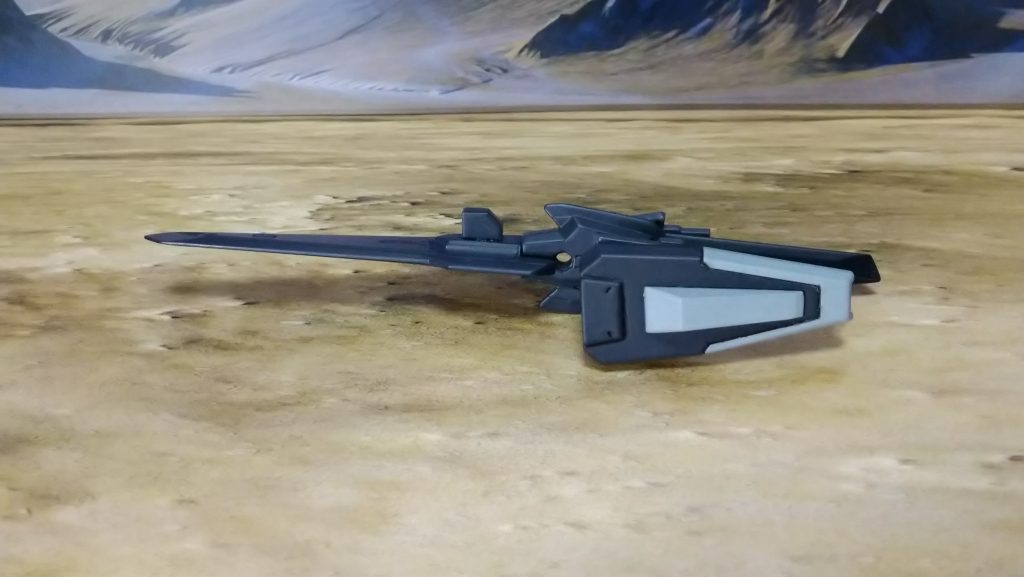 マルチブルバスターバスターライフル、バスターソード、ビームサーベル、シールドと多機能な武器です。ヴァリアントバスターの改良品です。写真は無いのですが、ライフルのグリップが3連ビームサーベルになっています。