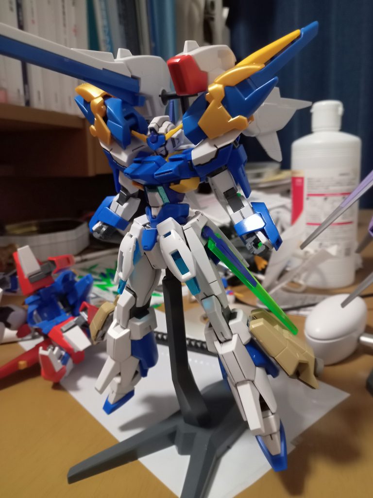 他のパーツもcファンネルに接着していて着脱できるようにしてますcファンネルが便利!