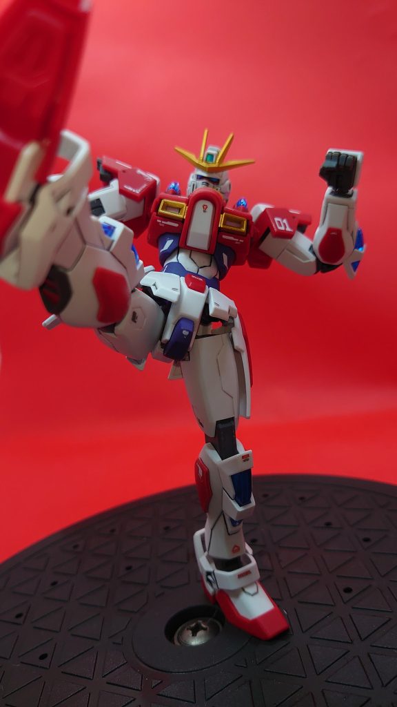 自立しました。バックパックが簡素な分、バランスがとりやすいですね。