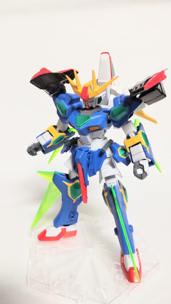 リアルモードスターウイニングガンダムと同じリアルモード。配色はZZⅡに寄せてます。