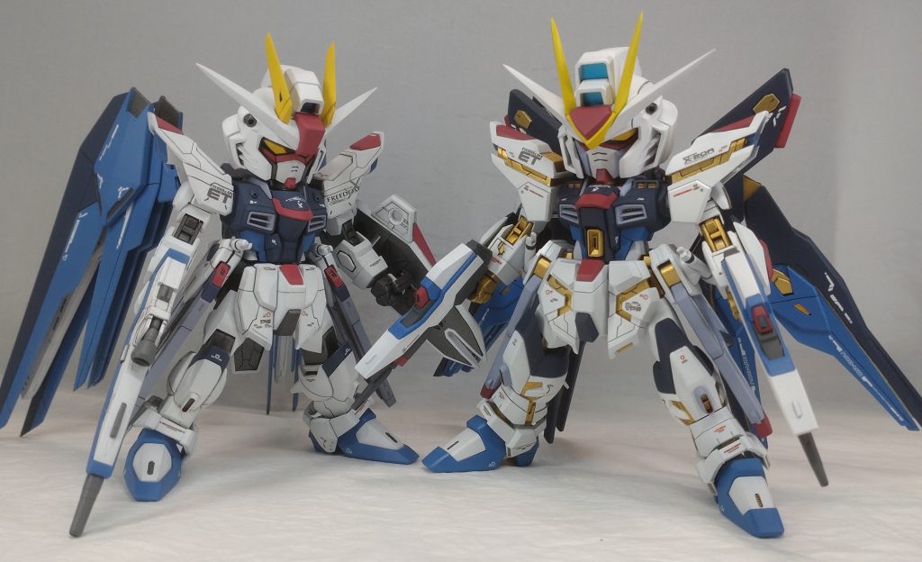 前に作ったフリーダムとの並び