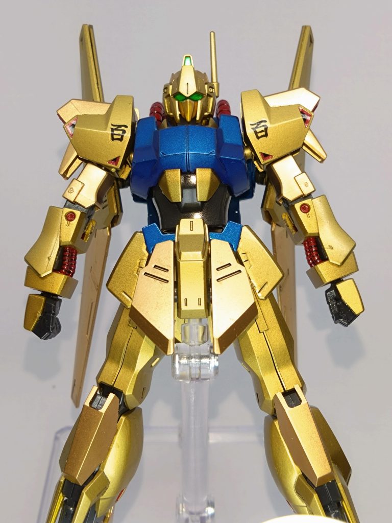 水星シリーズ以外では初作品。脚長いなぁ。目もベース暗いので蛍光グリーンにしました。